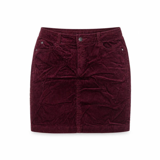Indego Womens Purple  Corduroy A-Line Skirt Size 8