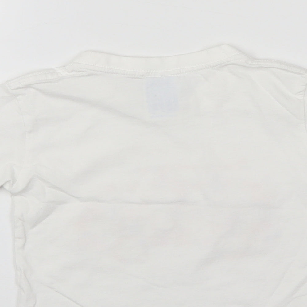 JHK Girls White   Basic T-Shirt Size 18-24 Months