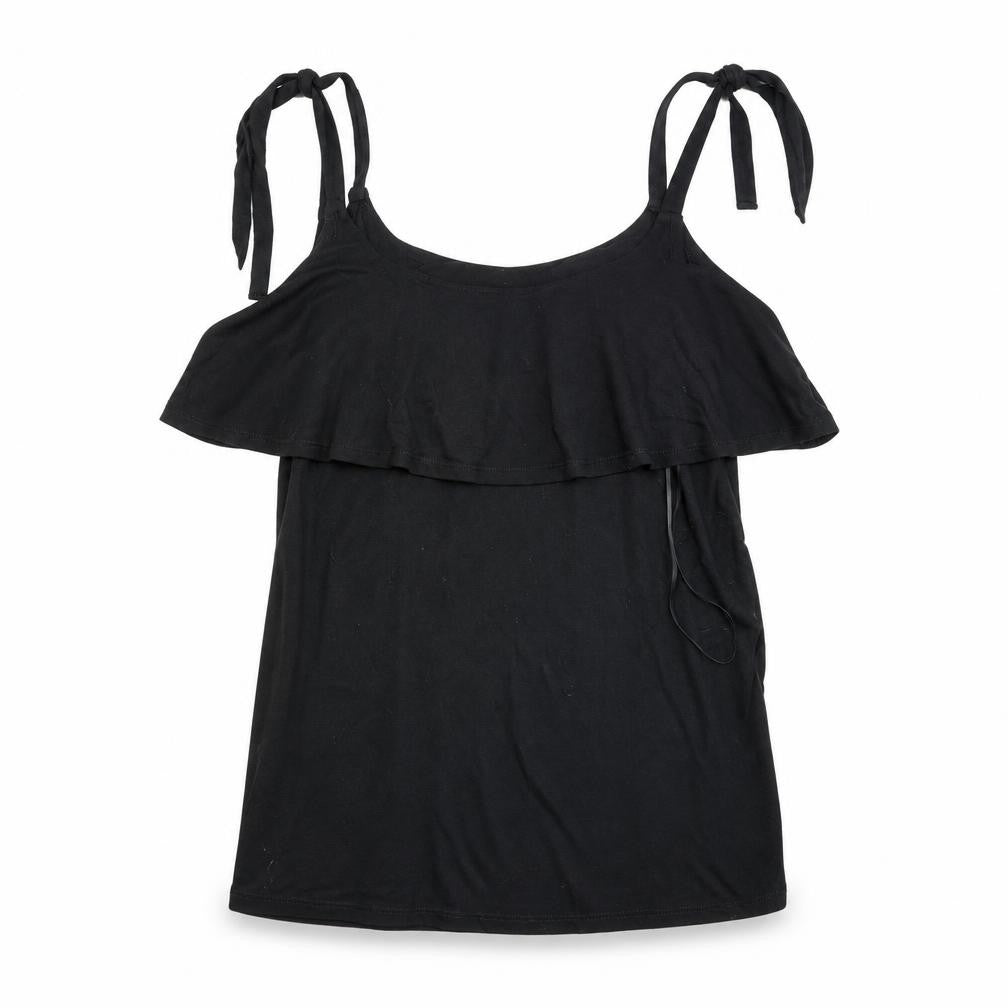 George Womens Black   Basic T-Shirt Size 10
