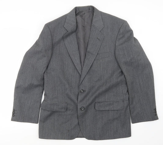 St Michael Mens Grey   Jacket Suit Jacket Size 38