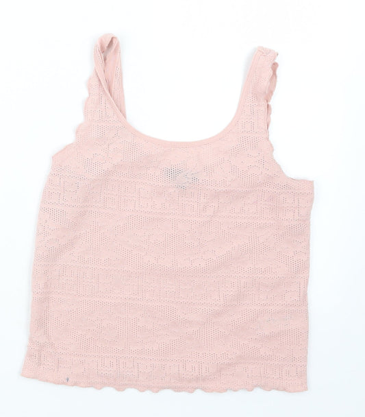 Topshop Womens Pink   Camisole T-Shirt Size 8