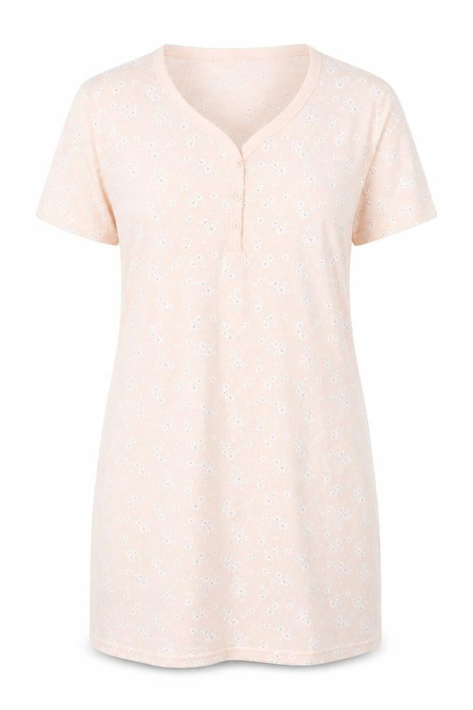 Primark Womens Pink Floral  Top Pyjama Top Size 6