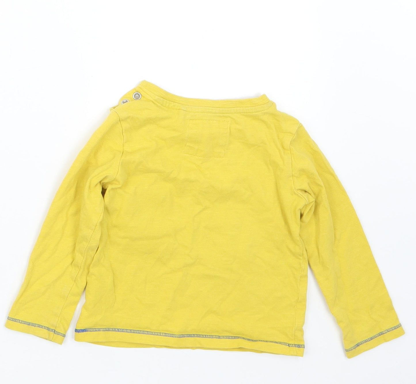 TU Boys Yellow   Basic T-Shirt Size 9-12 Months