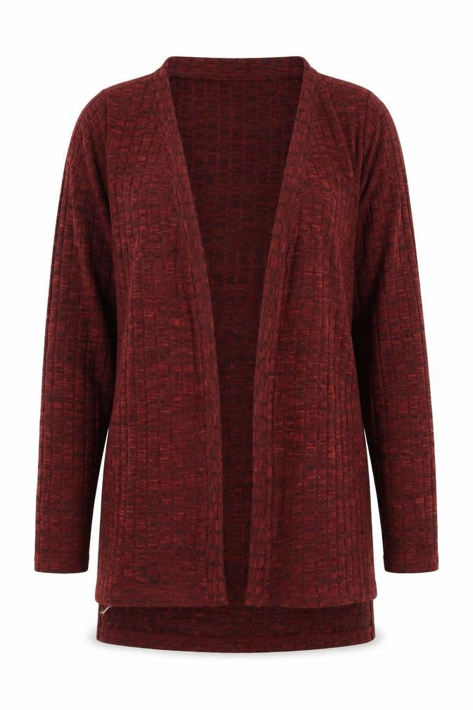 VERO MODA Womens Red  Knit Cardigan Jumper Size M