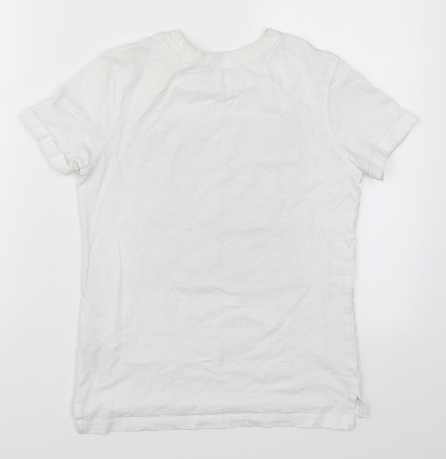 George Boys White   Basic T-Shirt Size 9-10 Years  - Best Bro