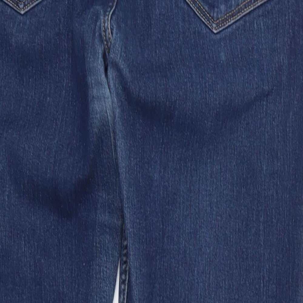 H&M Womens Blue  Denim Skinny Jeans Size 34 in L27 in