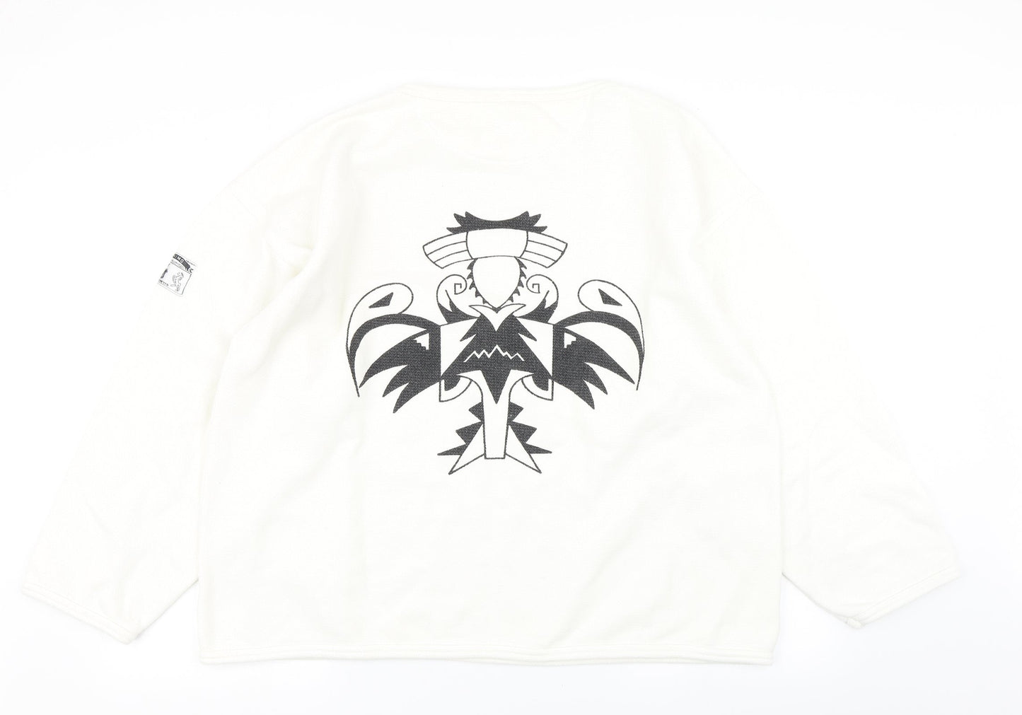 Jeronimo Mens White   Pullover Sweatshirt Size M
