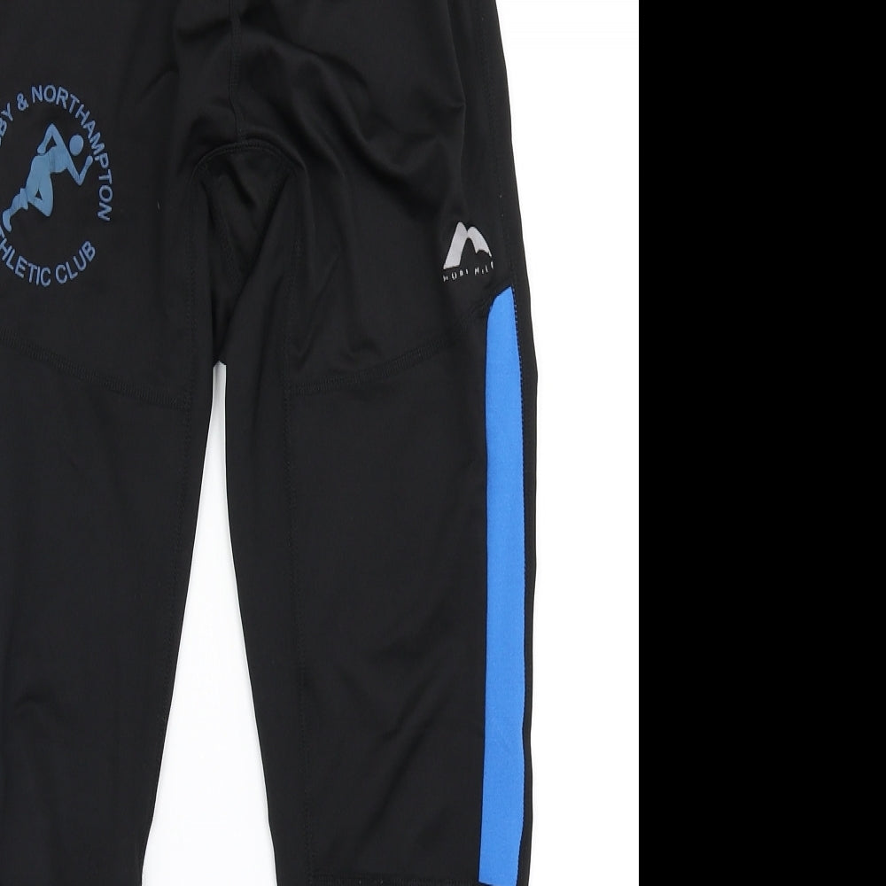 More Mile Boys Black   Sweatpants Trousers Size 11-12 Years