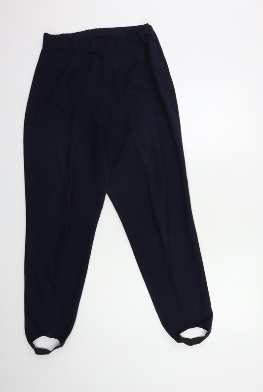 Lycra Womens Blue   Trousers  Size 16 L30 in