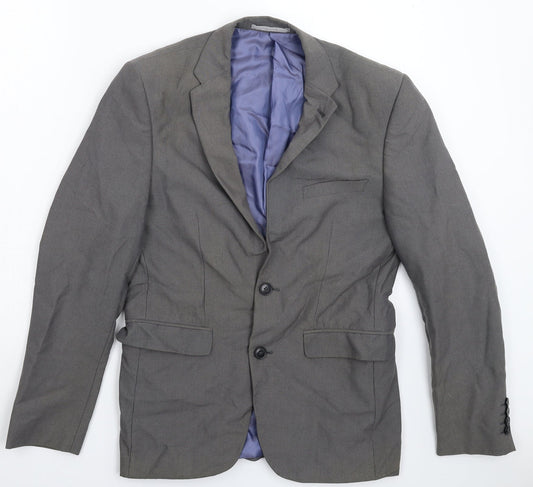 Burton Mens Grey   Jacket Suit Jacket Size 36