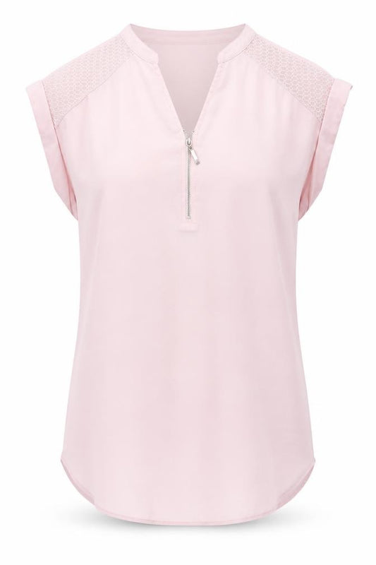 F&F Womens Pink  Satin Basic Blouse Size 10