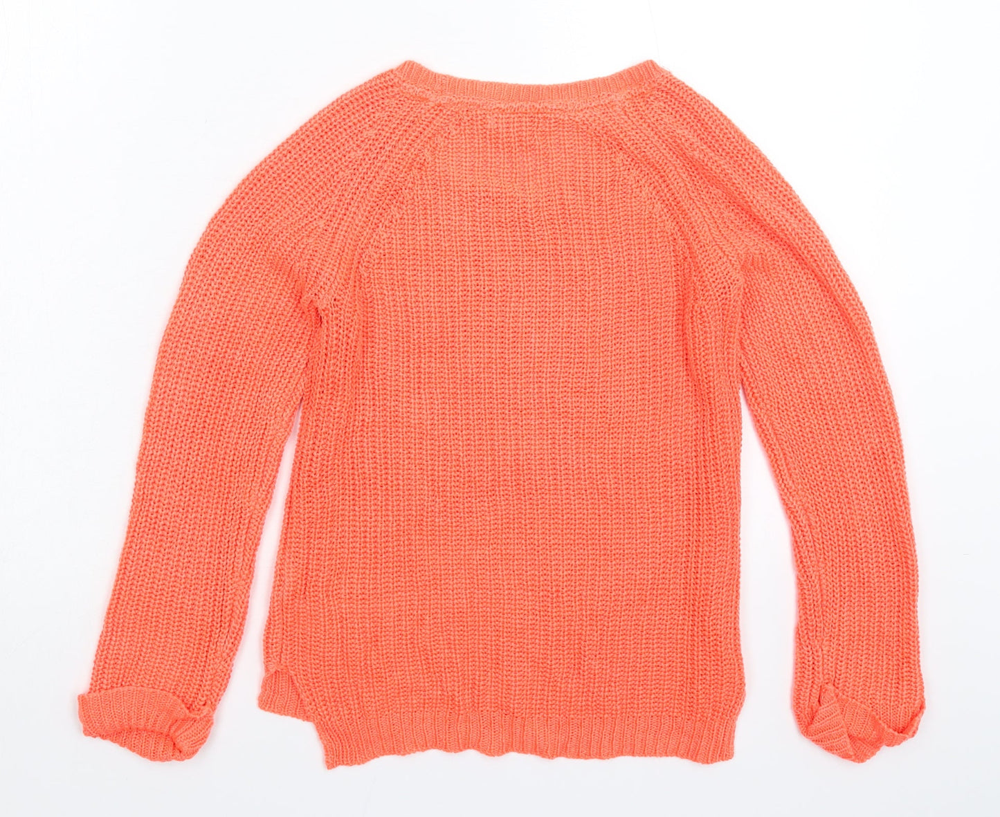 Blue Zoo Girls Pink  Knit Pullover Jumper Size 9-10 Years