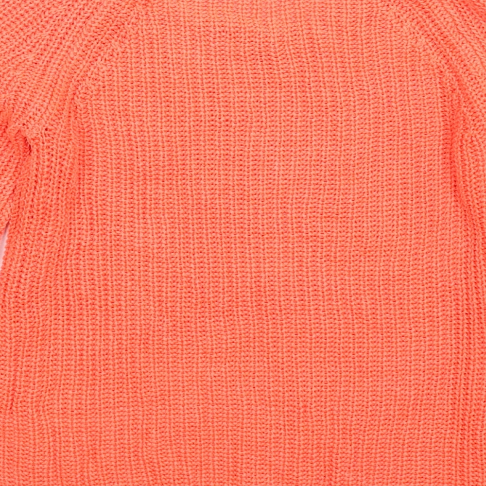 Blue Zoo Girls Pink  Knit Pullover Jumper Size 9-10 Years