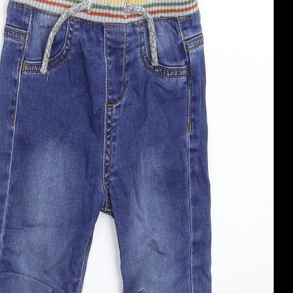 Nutmeg Baby Blue  Denim Capri Jeans Size 12-18 Months