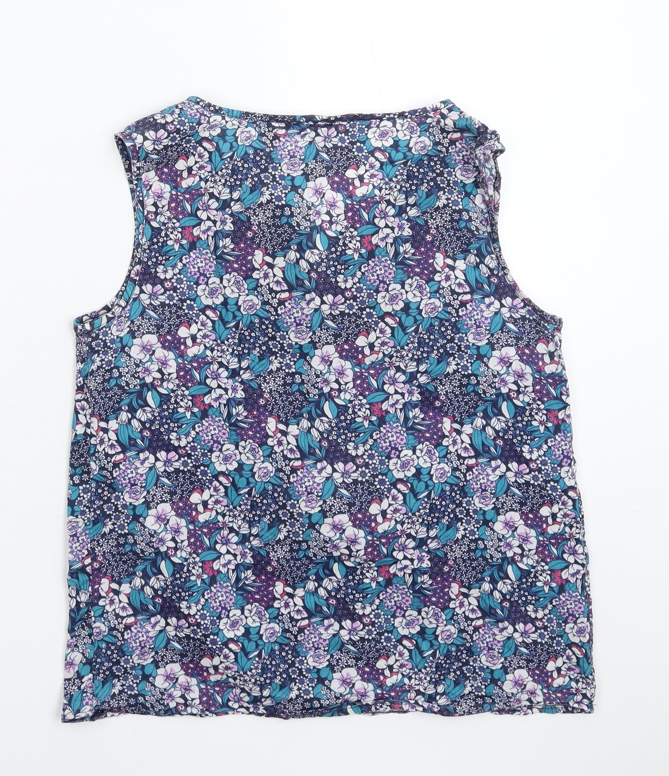 TU Womens Multicoloured Floral  Basic Tank Size 8