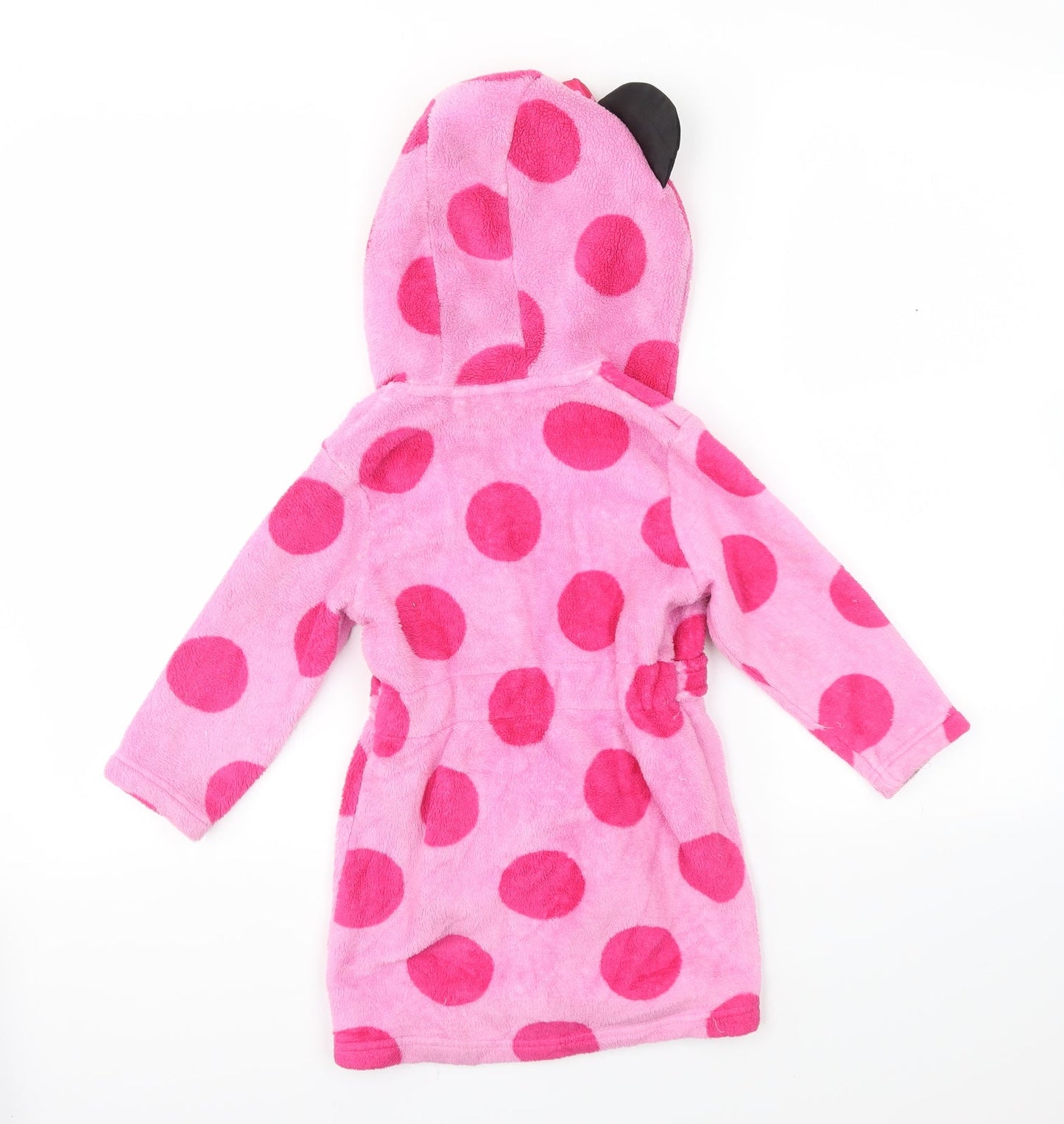 MINI MOUSE Girls Pink Animal Print  Cami Gown Size 18-24 Months