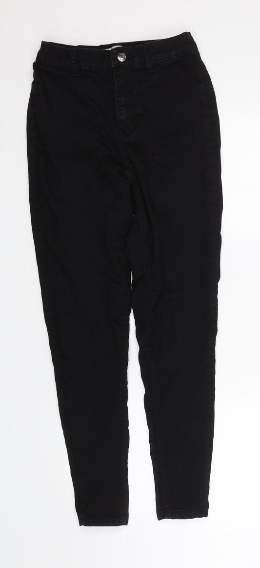 DTT Womens Black  Denim Skinny Jeans Size 8 L27 in