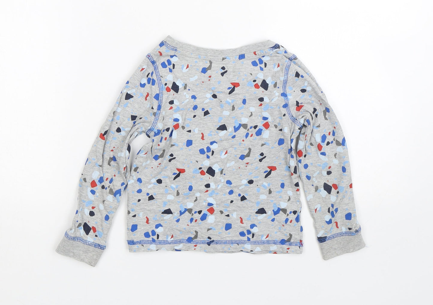 TU Boys Grey Spotted   Pyjama Top Size 3-4 Years