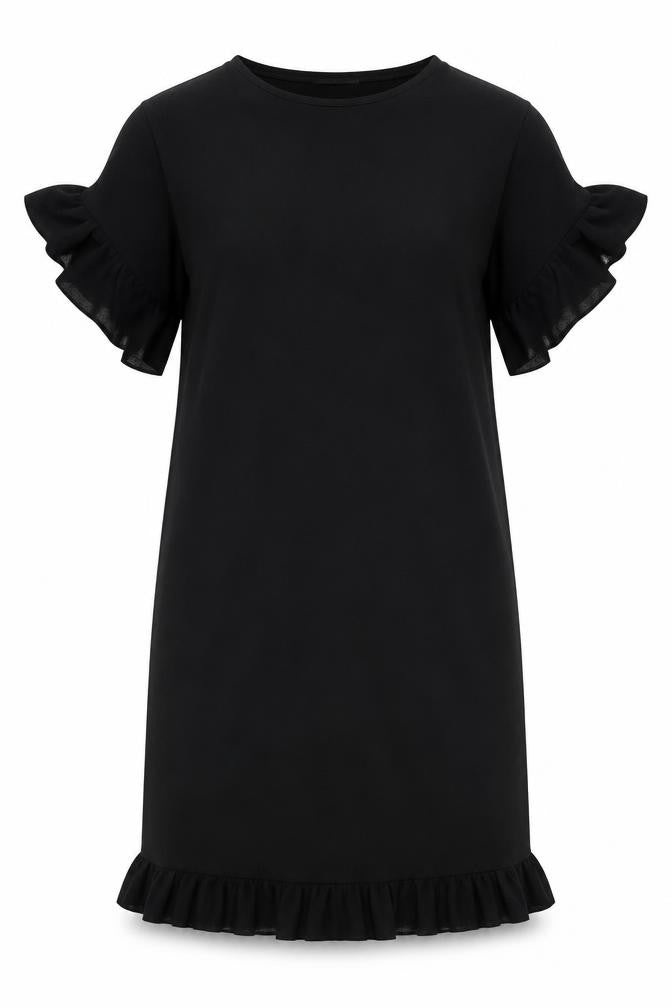 I SAW IT FIRST Womens Black   T-Shirt Dress  Size 8