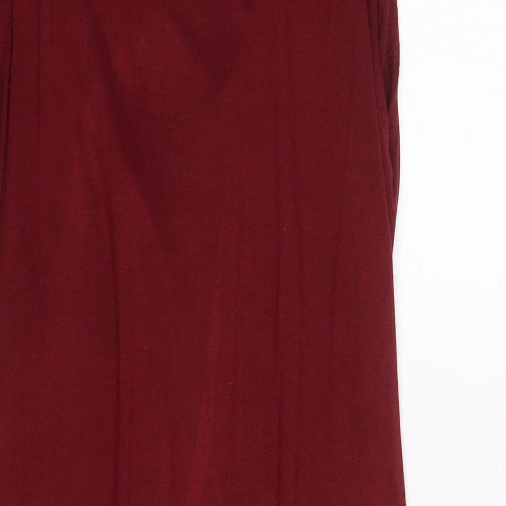 PRETTYLITTLETHING Womens Red   Wrap Dress  Size S