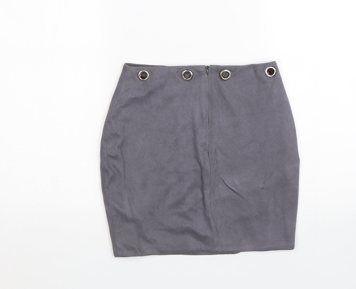 OHPOLLY Womens Grey   Bandage Skirt Size 10