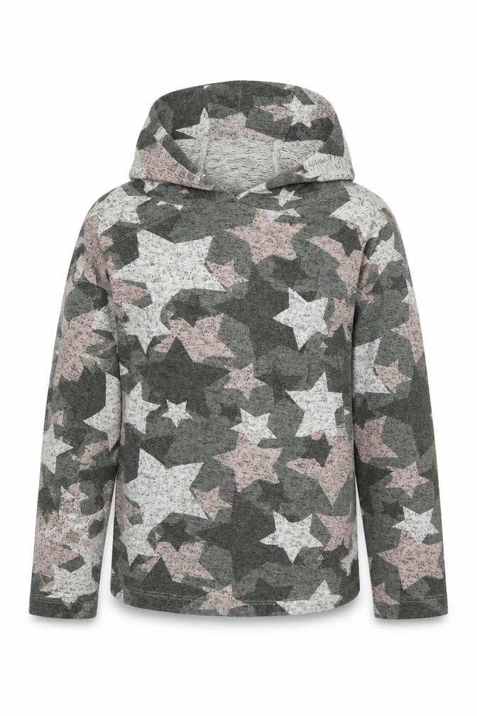 NEXT Girls Green Polka Dot  Pullover Hoodie Size 6 Years  - Stars