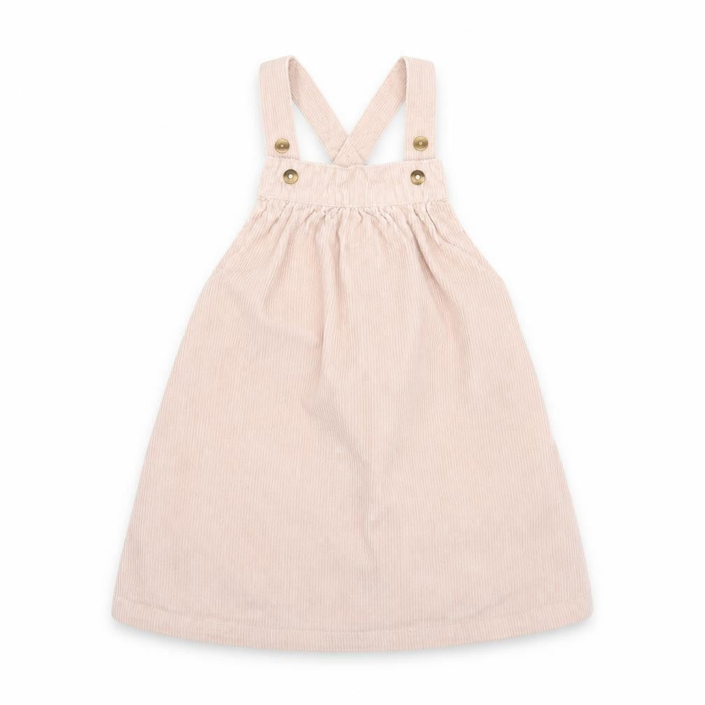 Marks & Spencer Girls Pink  Corduroy Pinafore/Dungaree Dress  Size 6-9 Months