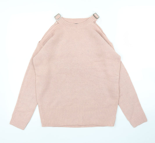 Select Womens Pink   Pullover Jumper Size S