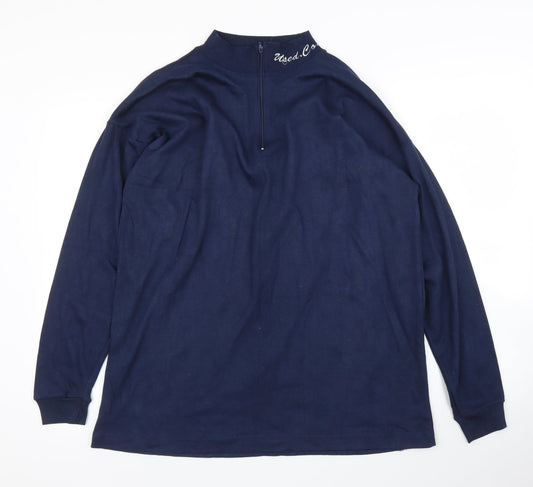 Used Co Mens Blue    T-Shirt Size M