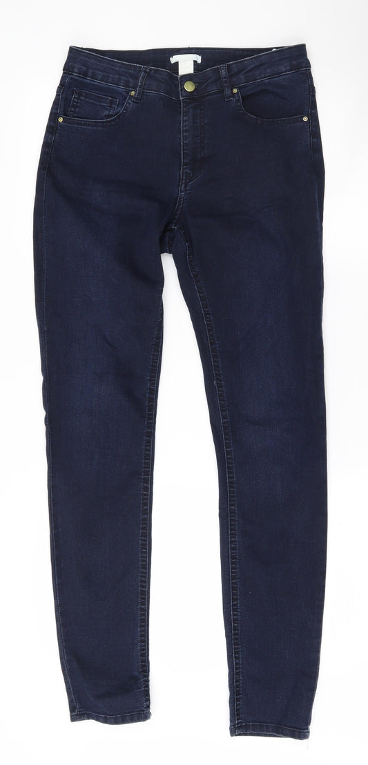 H&M Womens Blue   Skinny Jeans Size 38 L29.5 in
