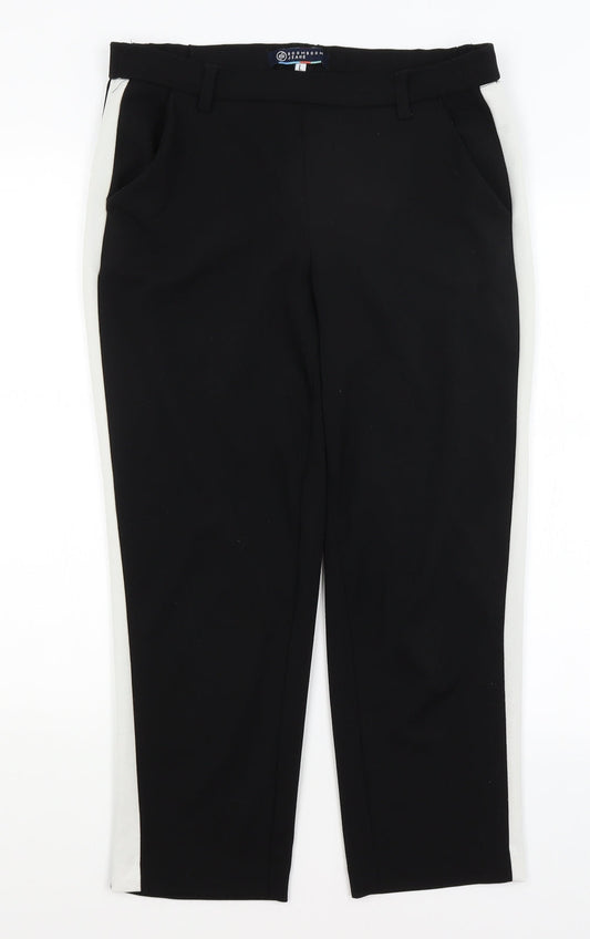 Boom Boom Jeans Womens Black   Trousers  Size L L24 in