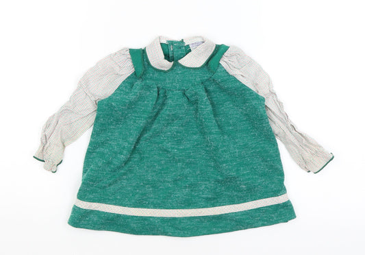 Mothercare Baby Green   Fit & Flare  Size 12 Months