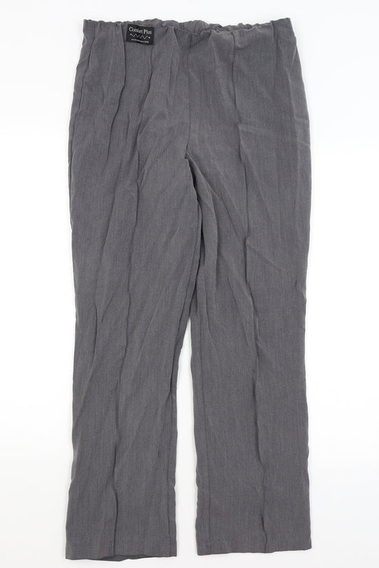 Vida Vi Womens Grey   Trousers  Size 12 L27 in