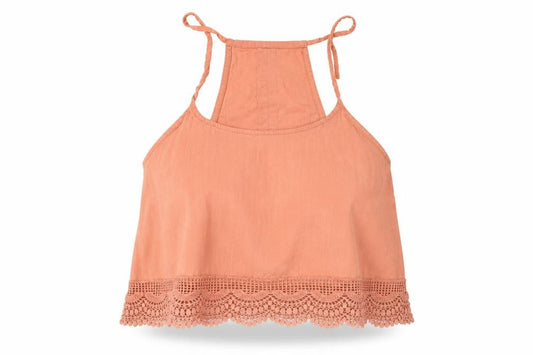 Boohoo Womens Orange   Cropped Tank Size 14