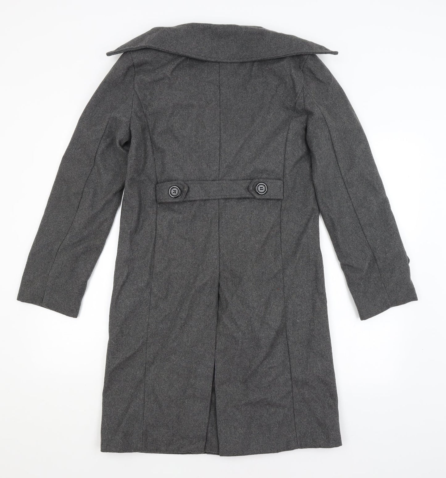 1990 Womens Grey   Overcoat Coat Size M