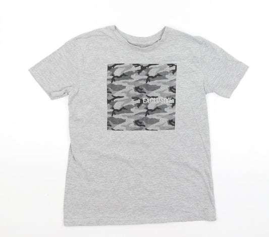 River Island Girls Grey   Basic T-Shirt Size 9-10 Years