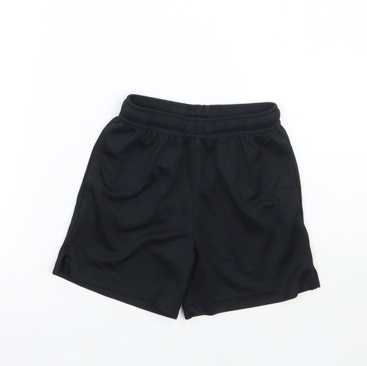NEXT Girls Black   Sweat Shorts Size 4 Years