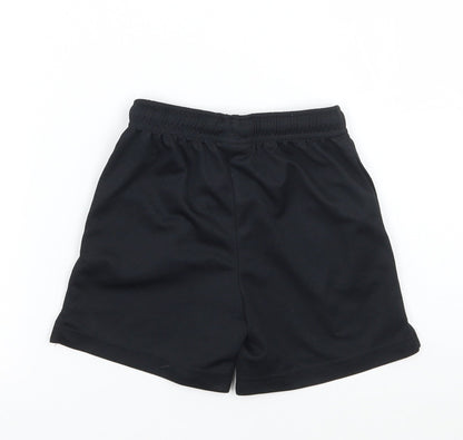 Preloved NEXT Girls Black   Sweat Shorts Size 4 Years - Back