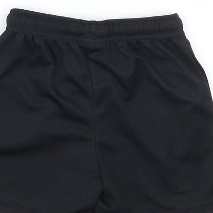 Preloved NEXT Girls Black   Sweat Shorts Size 4 Years - Label