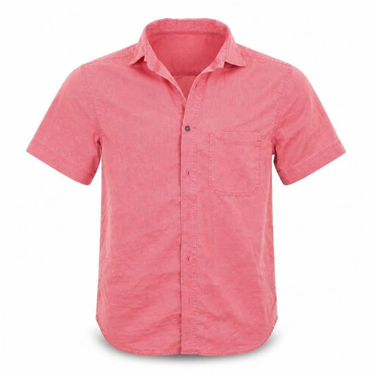 Marks & Spencer Mens Red    Button-Up Size S