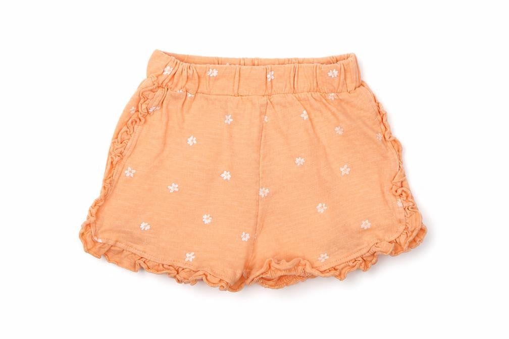 George Girls Orange Geometric  Cropped Jeans Size 12-18 Months