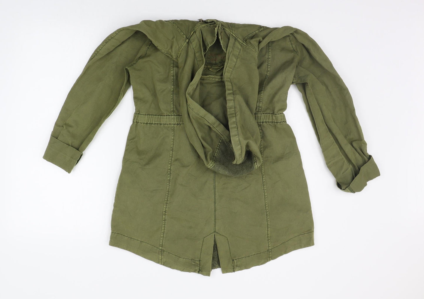 Matalan Womens Green   Gilet Coat Size 8