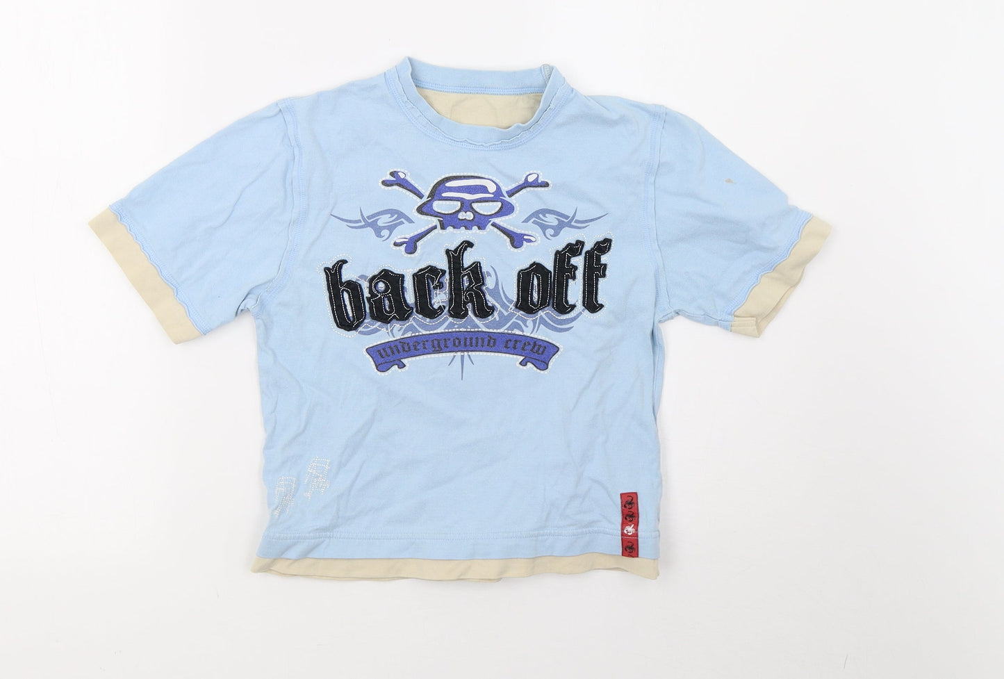 Marks and Spencer Boys Blue   Basic T-Shirt Size 6-7 Years