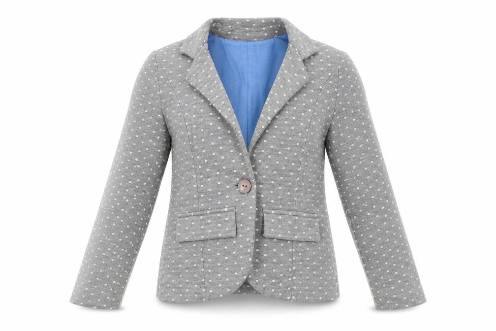 Marks & Spencer Girls Grey Polka Dot  Jacket  Size 12-13 Years