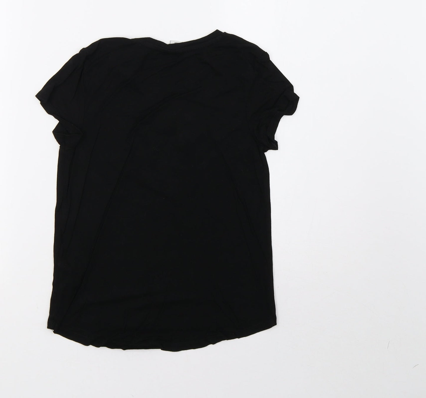 saisnburys Girls Black   Basic T-Shirt Size 8 Years