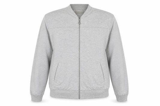 Front view of ASOS women’s grey jacket coatigan, size UK 8