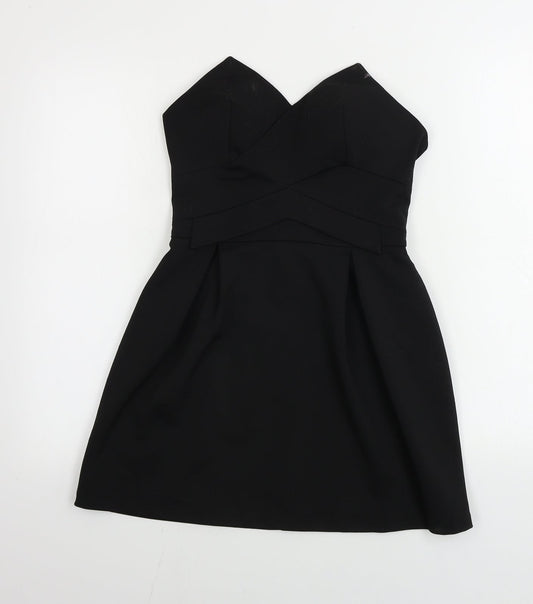 Jovonna  Womens Black   Basic Blouse Size 8
