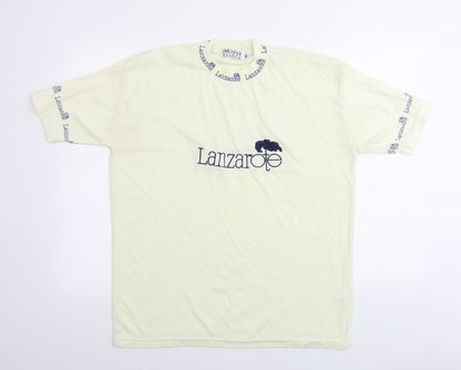 moffi Womens Beige   Basic T-Shirt Size XL
