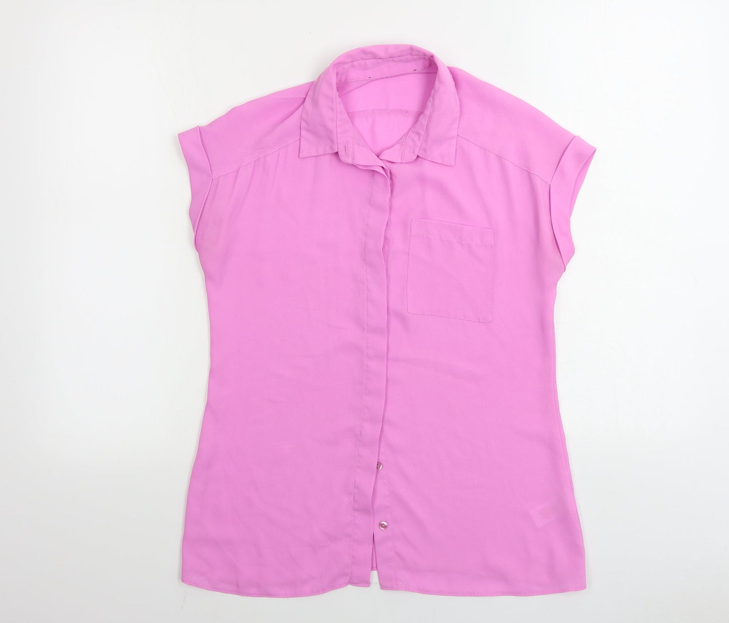 Atmosphere  Womens Pink   Basic Button-Up Size 8