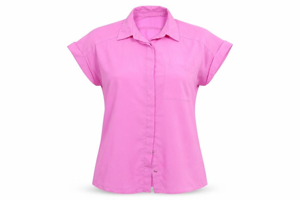 Atmosphere  Womens Pink   Basic Button-Up Size 8